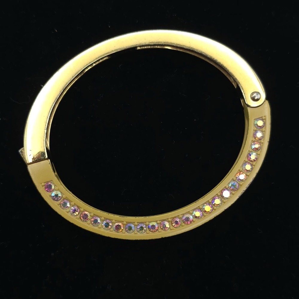 J.CREW Bracelet‎ Gold Pleated Multicolor Crystals